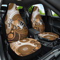 Numbat Australia Car Seat Cover Myrmecobius Fasciatus Indigenous Art - Aussie Hoodie