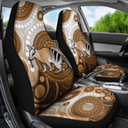Numbat Australia Car Seat Cover Myrmecobius Fasciatus Indigenous Art - Aussie Hoodie