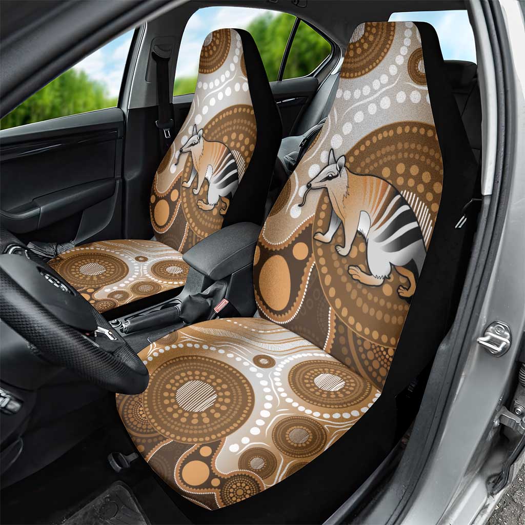 Numbat Australia Car Seat Cover Myrmecobius Fasciatus Indigenous Art - Aussie Hoodie