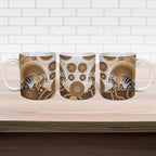 Numbat Australia Ceramic Mug Myrmecobius Fasciatus Indigenous Art - Aussie Hoodie