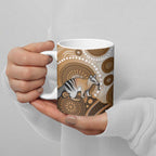 Numbat Australia Ceramic Mug Myrmecobius Fasciatus Indigenous Art - Aussie Hoodie