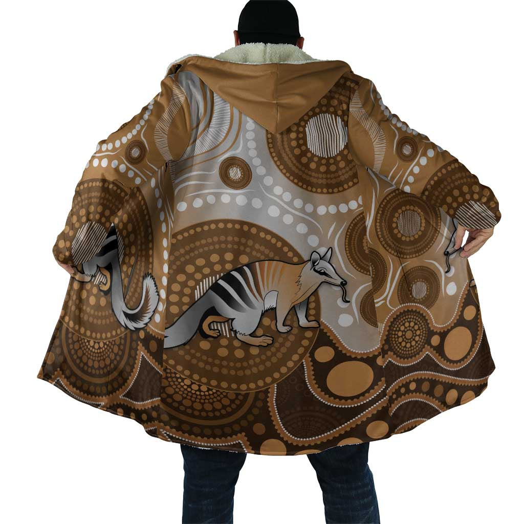 Numbat Australia Cloak Myrmecobius Fasciatus Indigenous Art - Aussie Hoodie