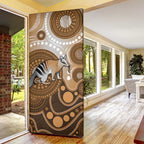 Numbat Australia Door Cover Myrmecobius Fasciatus Indigenous Art - Aussie Hoodie
