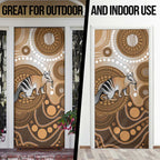 Numbat Australia Door Cover Myrmecobius Fasciatus Indigenous Art - Aussie Hoodie