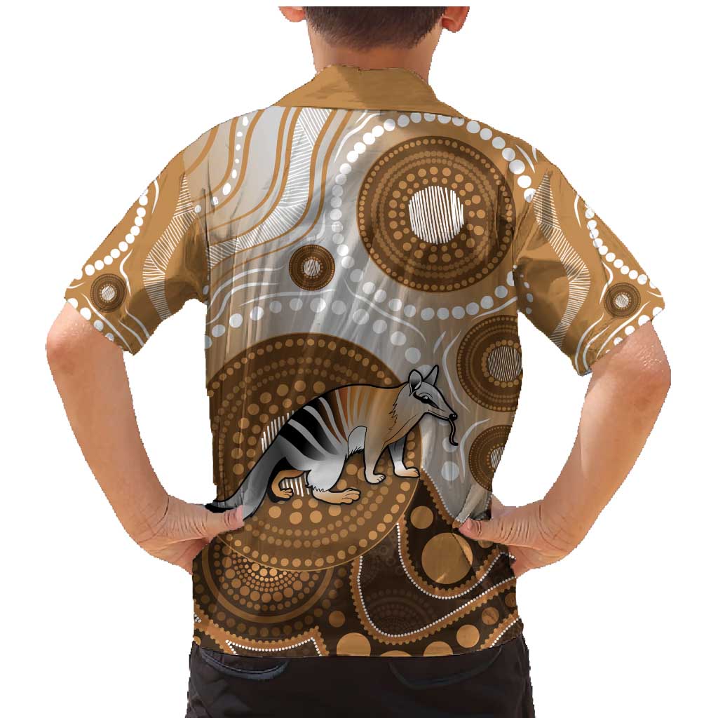 Numbat Australia Family Matching Mermaid Dress and Hawaiian Shirt Myrmecobius Fasciatus Indigenous Art - Aussie Hoodie