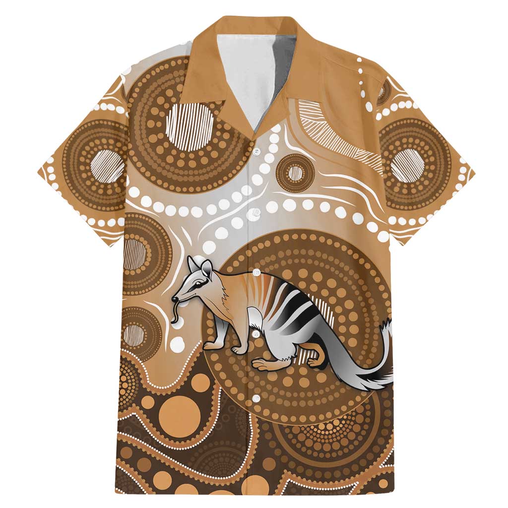 Numbat Australia Family Matching Mermaid Dress and Hawaiian Shirt Myrmecobius Fasciatus Indigenous Art - Aussie Hoodie