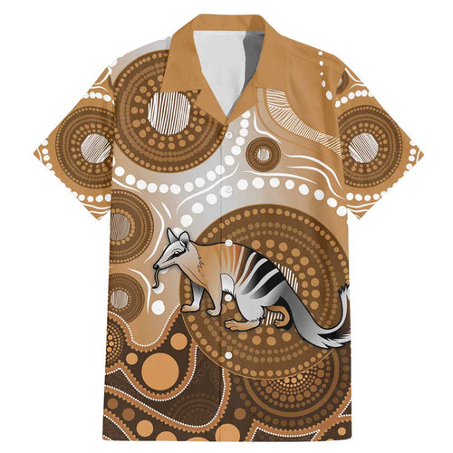 Numbat Australia Family Matching Mermaid Dress and Hawaiian Shirt Myrmecobius Fasciatus Indigenous Art - Aussie Hoodie