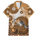 Numbat Australia Family Matching Puletasi and Hawaiian Shirt Myrmecobius Fasciatus Indigenous Art - Aussie Hoodie