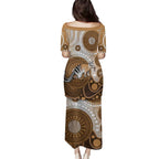 Numbat Australia Family Matching Puletasi and Hawaiian Shirt Myrmecobius Fasciatus Indigenous Art - Aussie Hoodie
