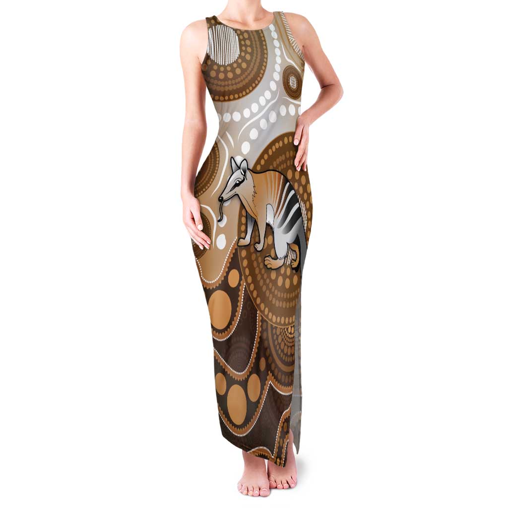 Numbat Australia Family Matching Tank Maxi Dress and Hawaiian Shirt Myrmecobius Fasciatus Indigenous Art - Aussie Hoodie
