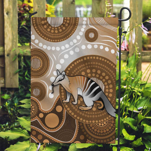 Numbat Australia Garden Flag Myrmecobius Fasciatus Indigenous Art - Aussie Hoodie