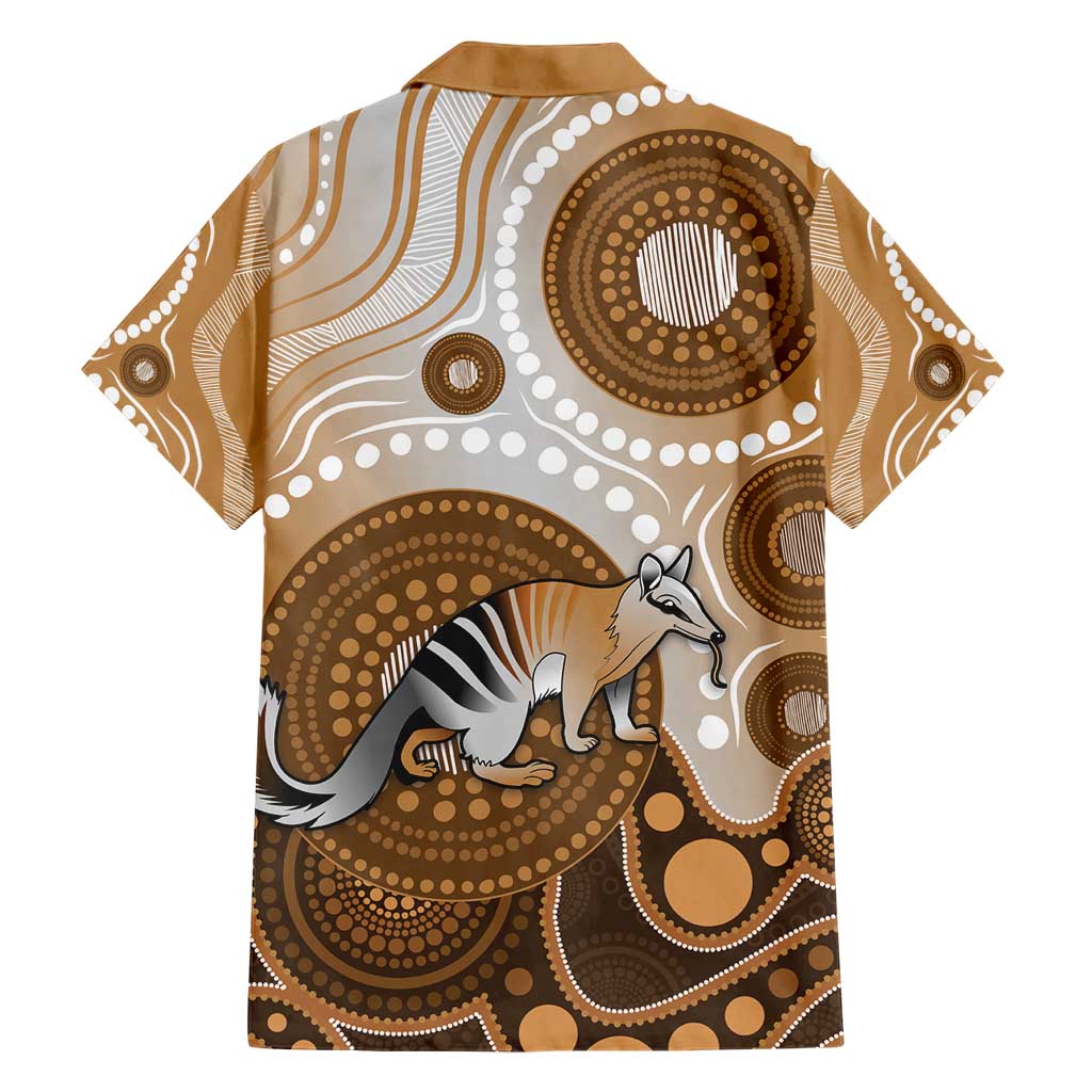 Numbat Australia Hawaiian Shirt Myrmecobius Fasciatus Indigenous Art - Aussie Hoodie