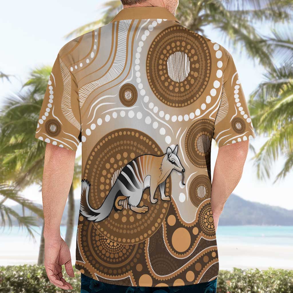 Numbat Australia Hawaiian Shirt Myrmecobius Fasciatus Indigenous Art - Aussie Hoodie
