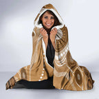 Numbat Australia Hooded Blanket Myrmecobius Fasciatus Indigenous Art - Aussie Hoodie