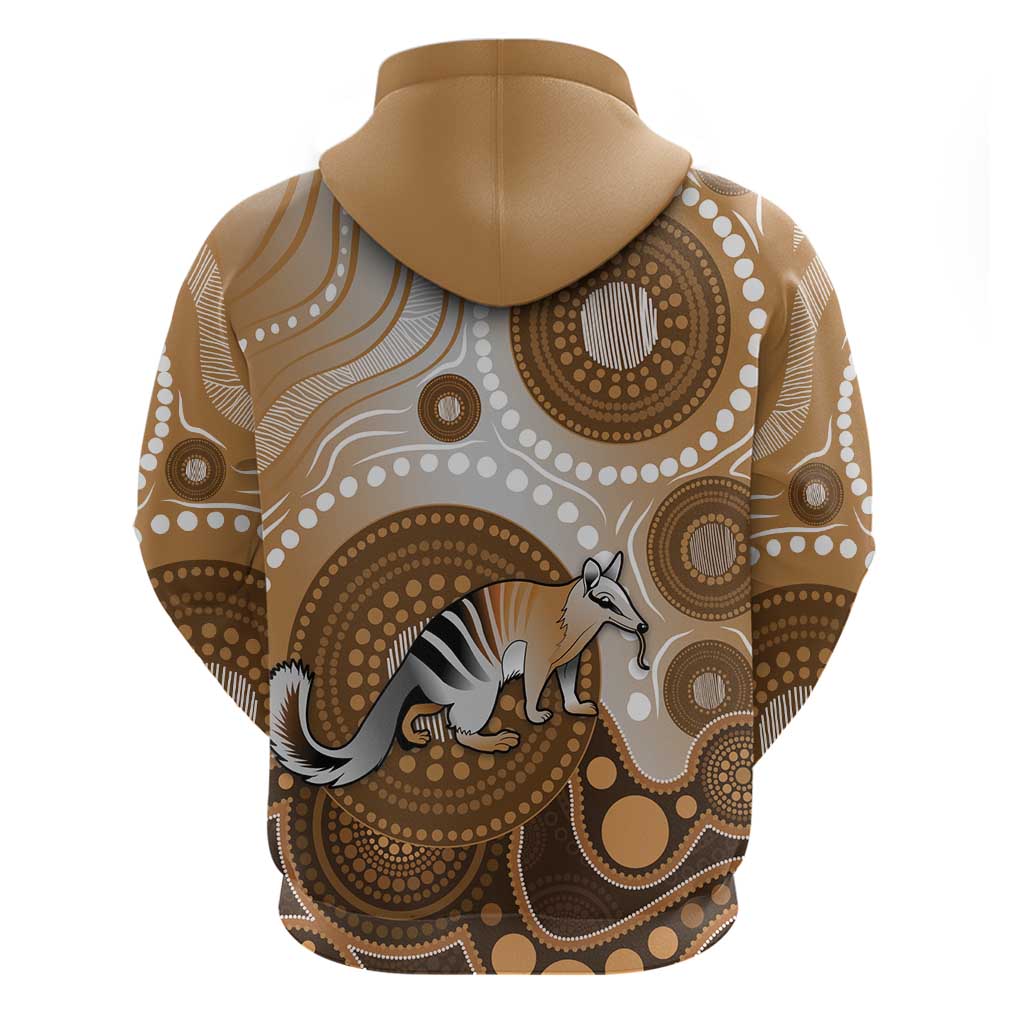 Numbat Australia Hoodie Myrmecobius Fasciatus Indigenous Art - Aussie Hoodie