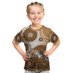 Numbat Australia Kid T Shirt Myrmecobius Fasciatus Indigenous Art - Aussie Hoodie