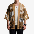 Numbat Australia Kimono Myrmecobius Fasciatus Indigenous Art - Aussie Hoodie