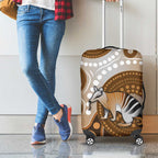 Numbat Australia Luggage Cover Myrmecobius Fasciatus Indigenous Art - Aussie Hoodie