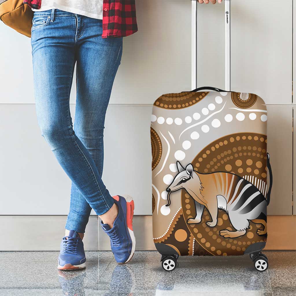 Numbat Australia Luggage Cover Myrmecobius Fasciatus Indigenous Art - Aussie Hoodie