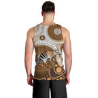 Numbat Australia Men Tank Top Myrmecobius Fasciatus Indigenous Art - Aussie Hoodie