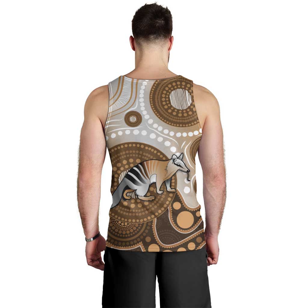 Numbat Australia Men Tank Top Myrmecobius Fasciatus Indigenous Art - Aussie Hoodie