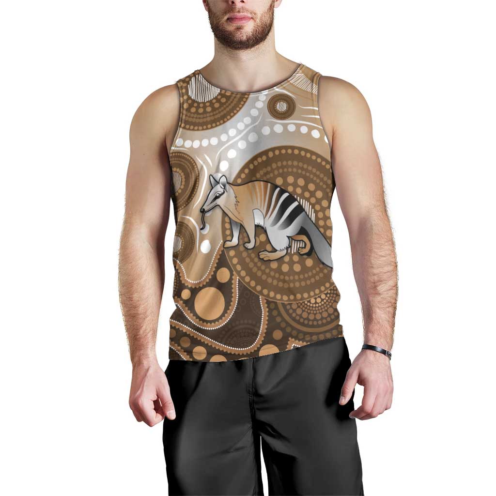 Numbat Australia Men Tank Top Myrmecobius Fasciatus Indigenous Art - Aussie Hoodie
