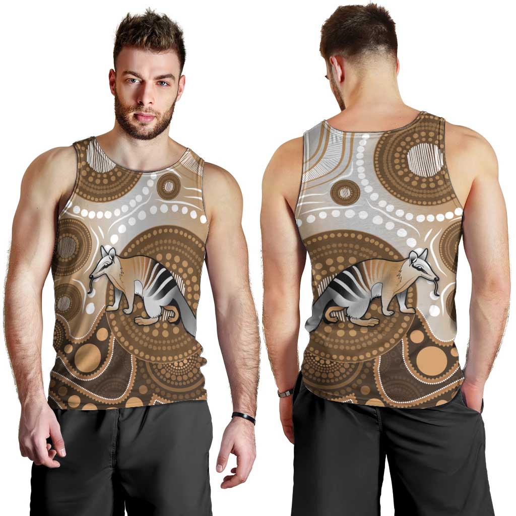 Numbat Australia Men Tank Top Myrmecobius Fasciatus Indigenous Art - Aussie Hoodie