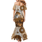 Numbat Australia Mermaid Dress Myrmecobius Fasciatus Indigenous Art - Aussie Hoodie