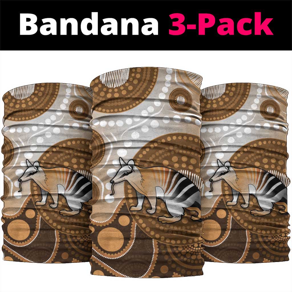 Numbat Australia Neck Gaiter Myrmecobius Fasciatus Indigenous Art - Aussie Hoodie