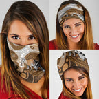 Numbat Australia Neck Gaiter Myrmecobius Fasciatus Indigenous Art - Aussie Hoodie