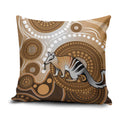 Numbat Australia Pillow Cover Myrmecobius Fasciatus Indigenous Art - Aussie Hoodie