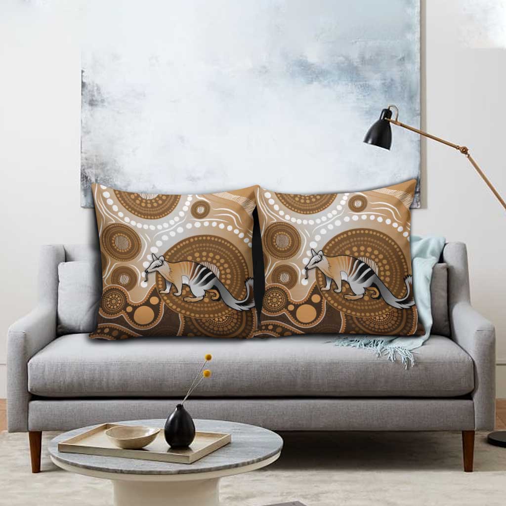 Numbat Australia Pillow Cover Myrmecobius Fasciatus Indigenous Art - Aussie Hoodie