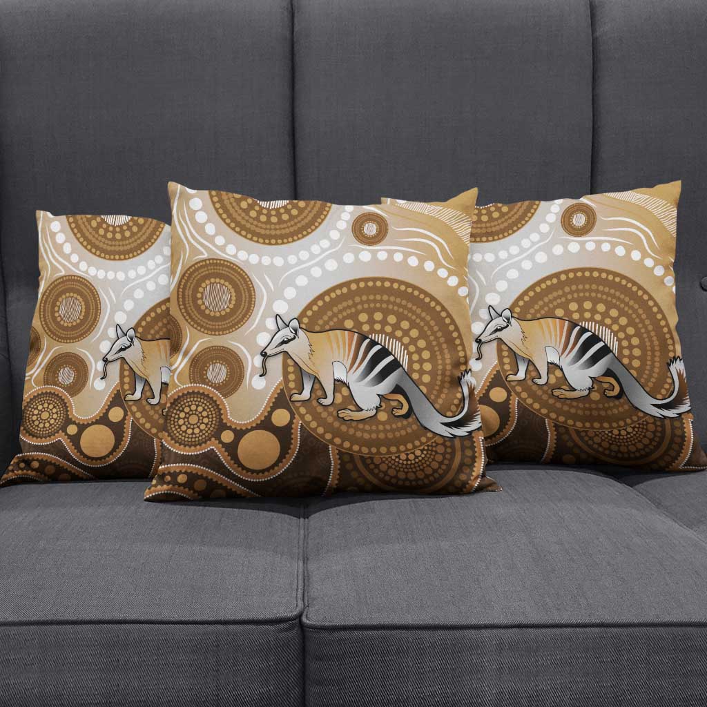 Numbat Australia Pillow Cover Myrmecobius Fasciatus Indigenous Art - Aussie Hoodie