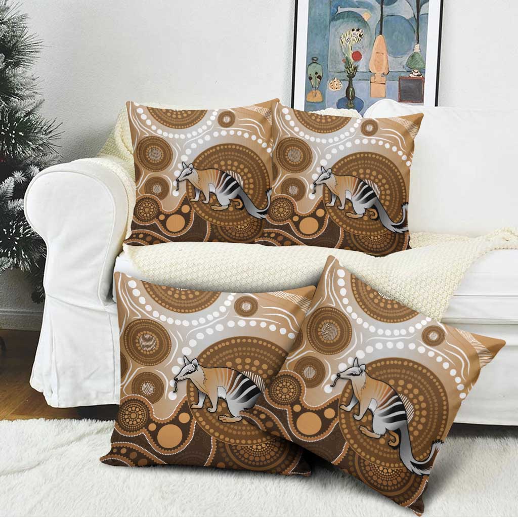 Numbat Australia Pillow Cover Myrmecobius Fasciatus Indigenous Art - Aussie Hoodie