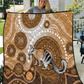 Numbat Australia Quilt Myrmecobius Fasciatus Indigenous Art - Aussie Hoodie