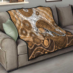 Numbat Australia Quilt Myrmecobius Fasciatus Indigenous Art - Aussie Hoodie