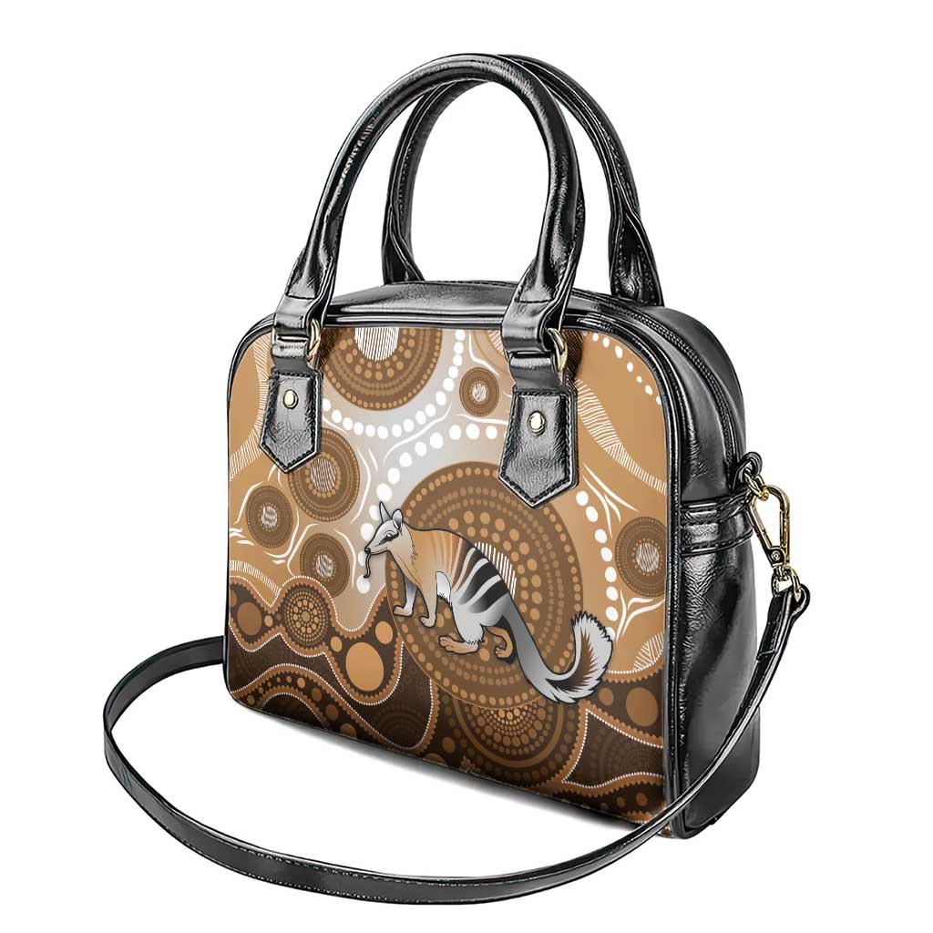Numbat Australia Shoulder Handbag Myrmecobius Fasciatus Indigenous Art - Aussie Hoodie