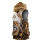 Numbat Australia Sleeveless Hoodie Myrmecobius Fasciatus Indigenous Art - Aussie Hoodie