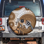 Numbat Australia Spare Tire Cover Myrmecobius Fasciatus Indigenous Art - Aussie Hoodie