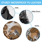 Numbat Australia Spare Tire Cover Myrmecobius Fasciatus Indigenous Art - Aussie Hoodie