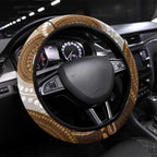 Numbat Australia Steering Wheel Cover Myrmecobius Fasciatus Indigenous Art - Aussie Hoodie