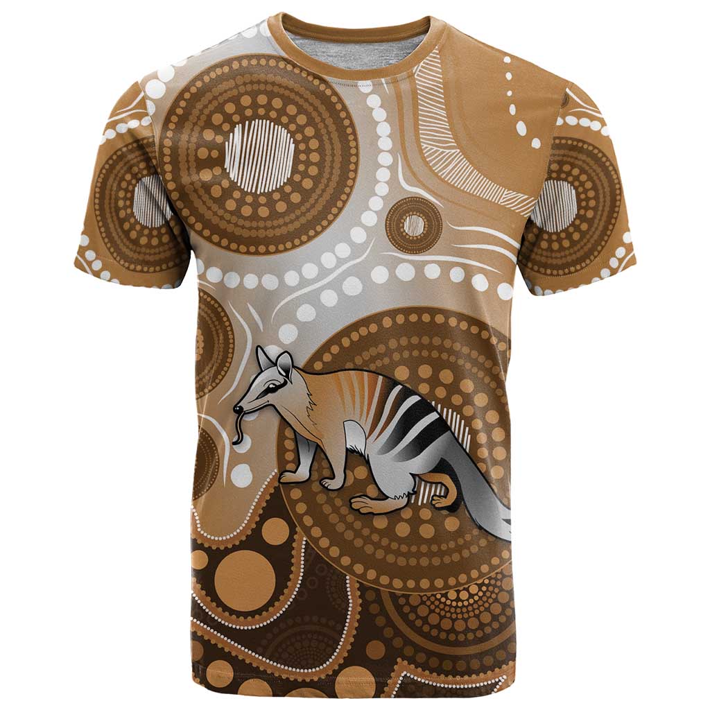 Numbat Australia T Shirt Myrmecobius Fasciatus Indigenous Art - Aussie Hoodie