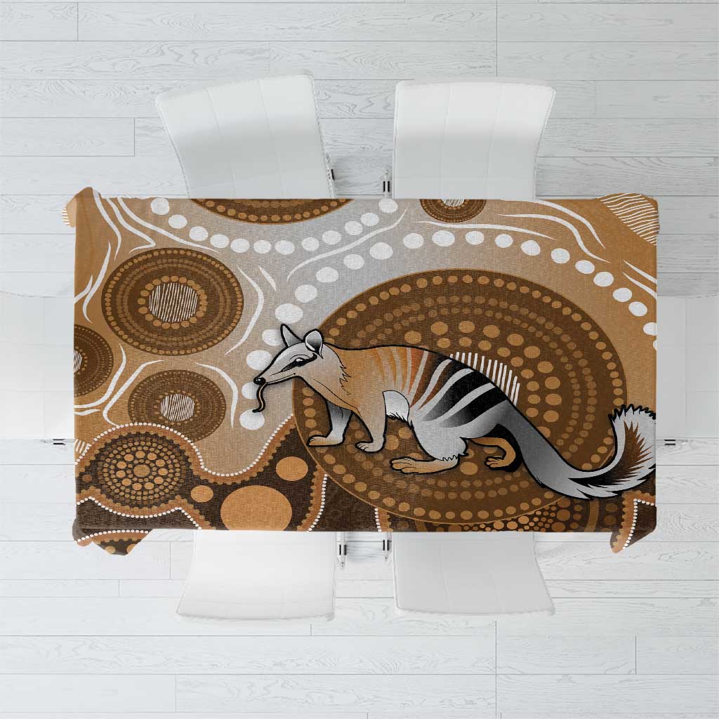 Numbat Australia Tablecloth Myrmecobius Fasciatus Indigenous Art - Aussie Hoodie