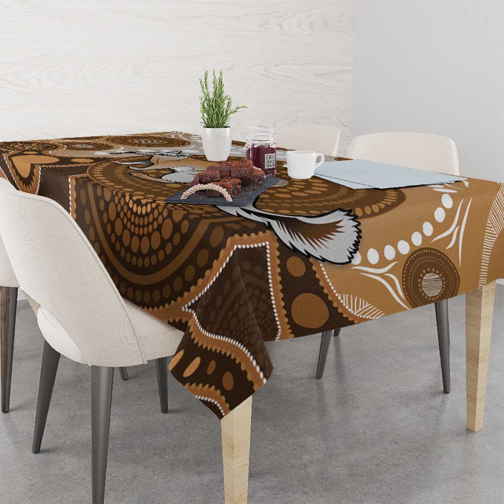 Numbat Australia Tablecloth Myrmecobius Fasciatus Indigenous Art - Aussie Hoodie