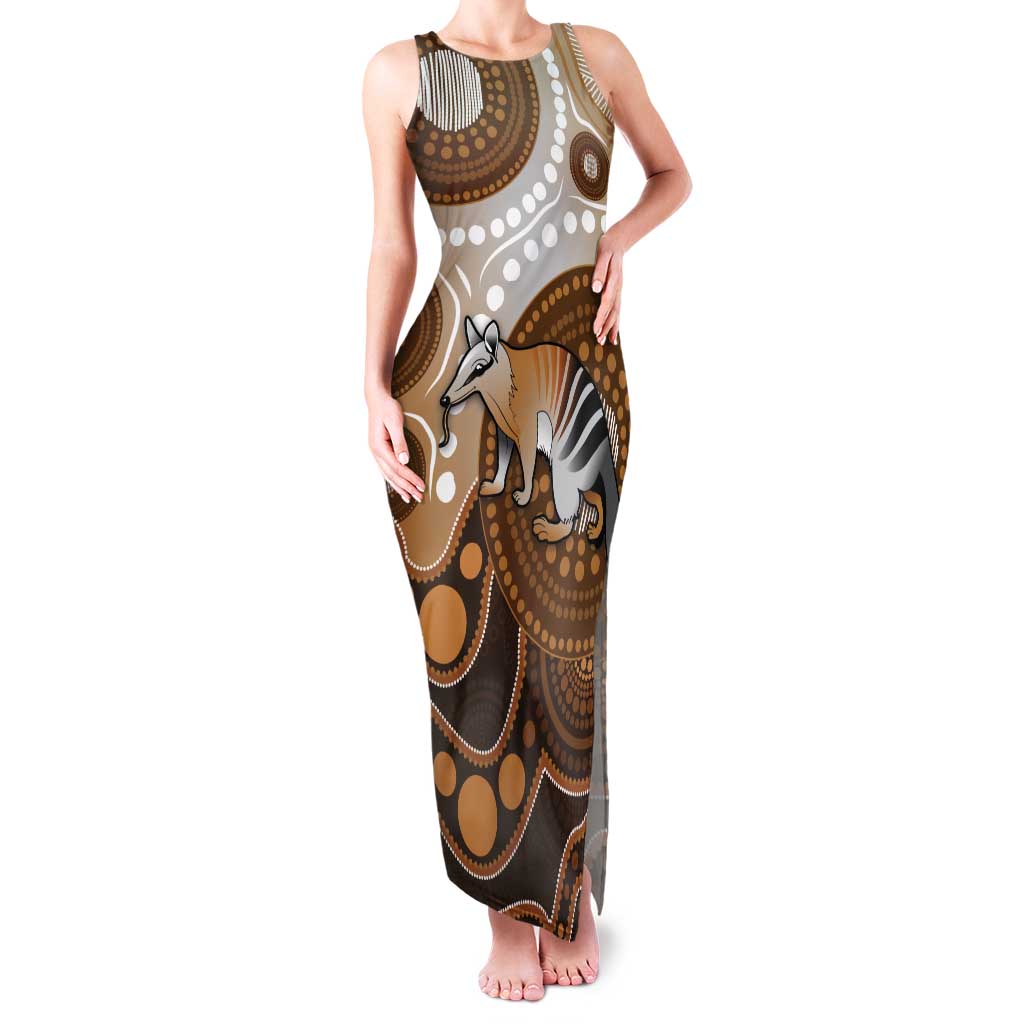 Numbat Australia Tank Maxi Dress Myrmecobius Fasciatus Indigenous Art - Aussie Hoodie