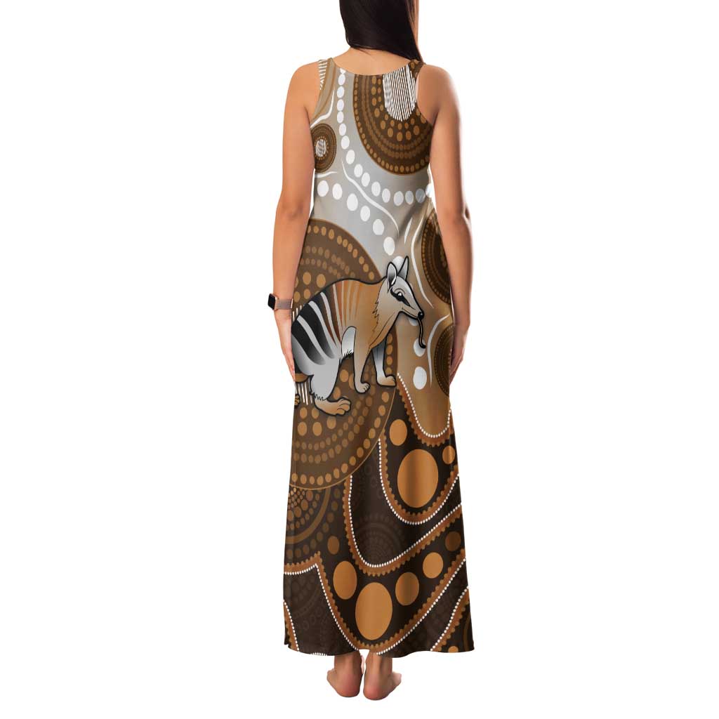 Numbat Australia Tank Maxi Dress Myrmecobius Fasciatus Indigenous Art - Aussie Hoodie