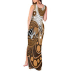 Numbat Australia Tank Maxi Dress Myrmecobius Fasciatus Indigenous Art - Aussie Hoodie