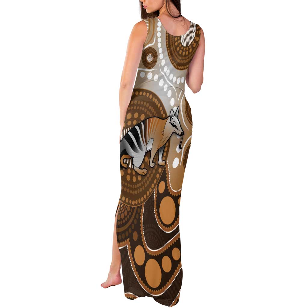 Numbat Australia Tank Maxi Dress Myrmecobius Fasciatus Indigenous Art - Aussie Hoodie
