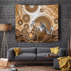 Numbat Australia Tapestry Myrmecobius Fasciatus Indigenous Art - Aussie Hoodie