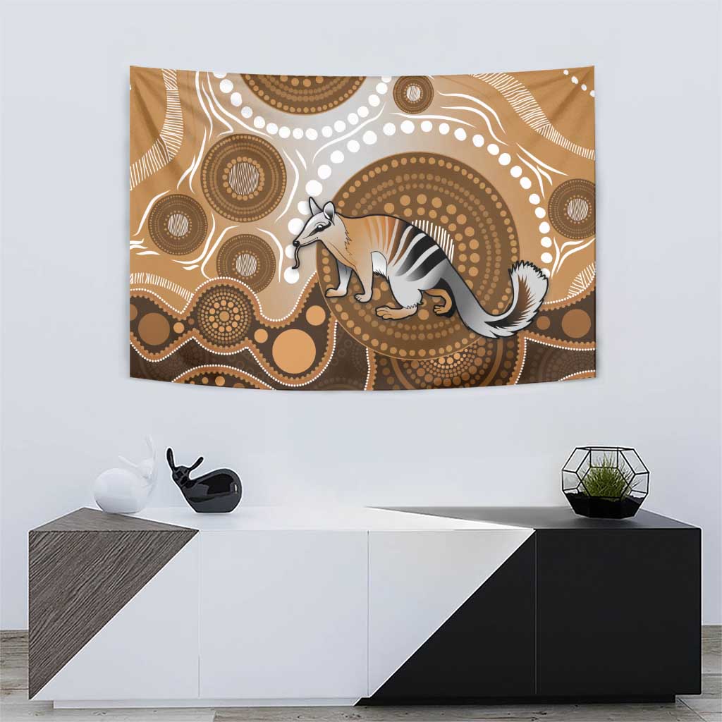 Numbat Australia Tapestry Myrmecobius Fasciatus Indigenous Art - Aussie Hoodie